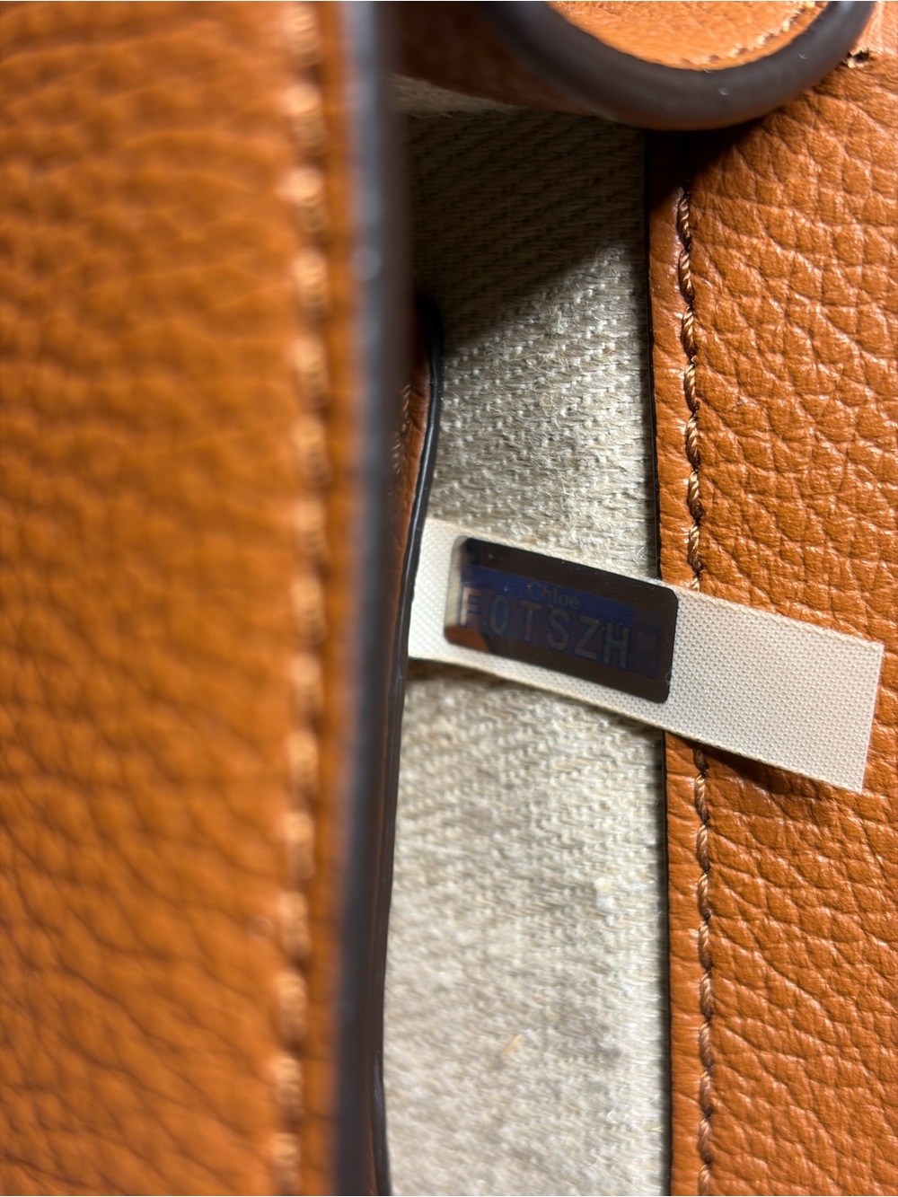 Chloe Tan Marcie Small Saddle Crossbody Bag NEW - Picture 6 of 10